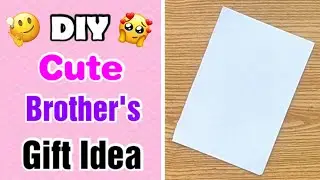 Chocolate Gift Crafts for Brothers Day | Notebook paper gift idea | Last minute gift idea #brother