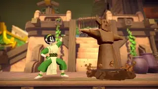 Nickelodeon All-Star Brawl - Toph Arcade Mode with Very Hard!