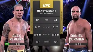 Alex Pereira vs Daniel Cormier Full Fight - UFC Fight Of The Night