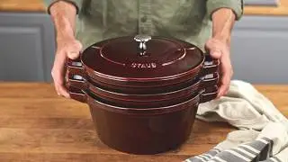 4-Piece STAUB Stackable Set | Enameled Cast Iron Cookware
