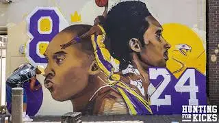 Hunting For Kicks Pays Tribute to Kobe Bryant With Wall Mural