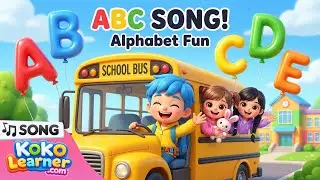Alphabet Song for Kids 🔤 | Learn ABC A&ndash;Z | Koko Learner