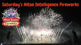 Alton Towers Fireworks 2025 | Day 2 Saturday's Alton Intelligence Fireworks at Alton Towers Resort