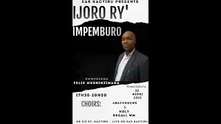 IJORO RY'IMPEMBURO kuwa  22/09/2023  LIVE || FELIX MUSHINZIMANA  || EAR KACYIRU
