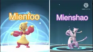 Mienfoo into Mienshao Pokemon go