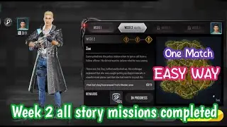 PUBG New State Week 2 Story missions Full  Completed | Easily in one match