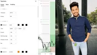 SESSION INDICATOR | STDV. FIB LEVEL | DAY 06 | ICT CONCEPT | |TRAP TRADING HINDI |