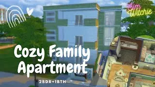Sims 4 / Cozy Family Apartment / New Crest / 2bdr + 1bth / No CC / No Mods