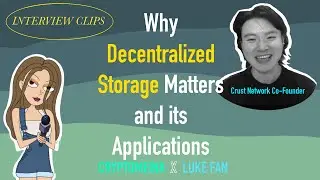 Why Decentralized Storage Matters and its Applications-CryptoMeina x Luke Fan (Crust Network) Clip 2