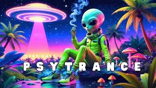 🌀 Stellar Pulse Psytrance | Activate 5D Mind with Cosmic Sound Transmission 🔓🌌