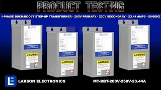 1-Phase Buck/Boost Step-Up Transformer - 200V Primary - 230V Secondary - 23.44 Amps - 50/60Hz
