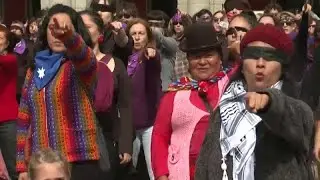 'Un violador en tu camino', himno feminista mundial que suena en Madrid