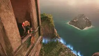 Andy throws Simmo and Knightsy from tower