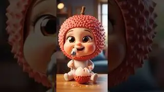 Cutest Lychee Baby Ever 😍🍒 #viral #youtubeshorts #ai #trending #cutebaby #cuteshorts #shorts
