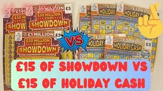 £30 of Scratch cards 🤩 £15 of £5 cards vs £15 of £3 cards in a scratch card battle.