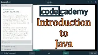 Codecademy Java Answers Introduction to Java / Learn Java with Codecademy