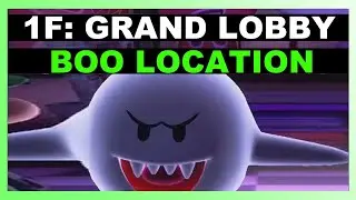 1F Grand Lobby - BOO LOCATION - Luigi's Mansion 3 Walkthrough Guide (Floor 1) [1080p 60fps]