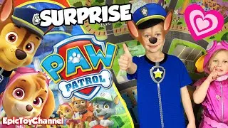 GIANT PAW PATROL SURPRISE Stuffed with NEW Paw Patrol Toys + Paw Patrol Bubbles by Epic Toy Channel