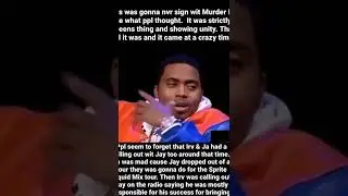 Classic Nas interview talking about Murder Inc cosign