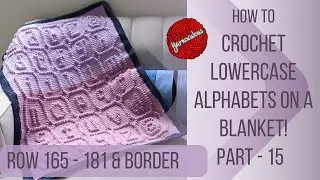 The Perfect Crochet Blanket for Your Little One | How to Crochet ABC Blanket - Part 16
