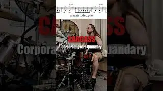 How to Play on drums - Carcass 
