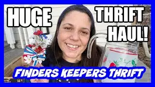 HOME DECOR & VINTAGE THRIFT Store Shopping HAUL! I CAN'T BELIEVE I GOT ALL THIS FOR $40!!