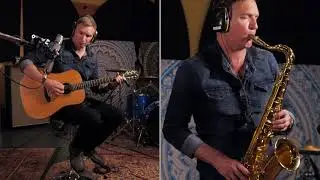 Little Wing- Cover   Guitar and Sax Duet