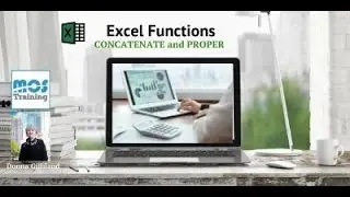 How to use the Excel CONCATENATE