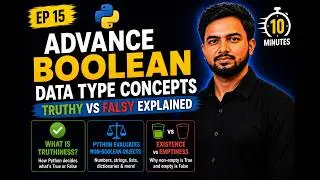 Advance Boolean Data Type Concepts | Ep 15 — Truthy vs Falsy Explained