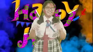 राज इंग्लिश स्कूल में होली के रंग । Raj English School