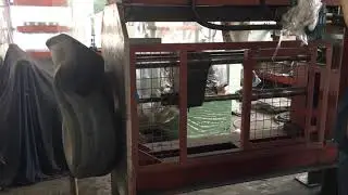 High capacity waste tyres bead steel wire separating machine/Tyre wire steel pulling equipment