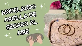 Practicando con arcilla de secado al aire 🙌🏻🖌️ #tips #principiantes #diy #manualidades 🩷