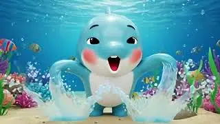 🐬💦 Splash Splash with Dodo | Fun Dolphin Song for Kids | Littlebeatworld