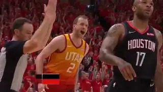 WILD SEQUENCE in Final 2 Minutes of Houston Rockets vs Utah Jazz Game 3 1st Half!