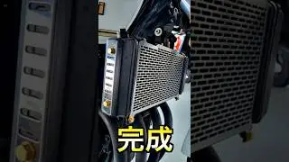 Hanasho製のパーツでZRX400のラジエーター周りをカスタムしていく！#kawasaki #zrx400 #カスタム
