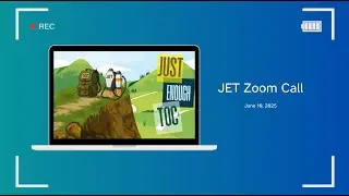 JET (Just Enough ToC) Zoom Call Recording
