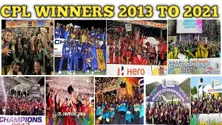 CPL winners List Form 2013 - 2021|| Caribbean Premier League Full Winners List From 2013 - 2021 |