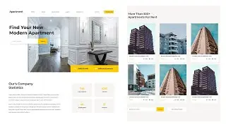 Apartment Responsive Website - HTML CSS - Hindi