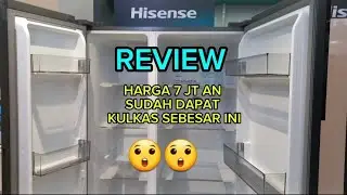 Review ‼️ kulkas Hisense RS708N4IBN