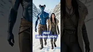 Ice Planet Barbarians: Aehako + Kira (AI Fanart) #booktok #iceplanetbarbarians #alienromance