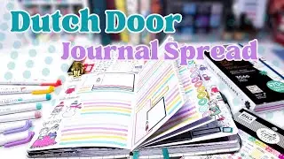Creative Journal Setup January 2025 [Waterfall Dutch Door]