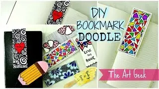 DIY- 7 DOODLE BOOKMARKS ► part-1