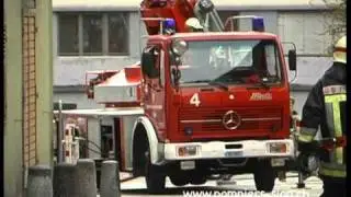 Fire at the Avenue de la Gare in Sion