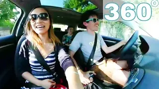 Best 360&deg; VR videos - Summer car ride driving Audi time lapse - Samsung Gear 360