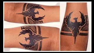 Eagle tattoo design | Arm band tattoo | How to make eagle tattoo design on hand| Best tattoo| New