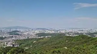 Seoul mountain view South Korea 🇰🇷