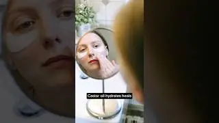 Skin Benefits of CASTOR OIL | How to use CASTOR OIL for anti aging#shorts #youtubeshorts #castoroil
