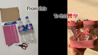 Waste bottle DIY | PART ONE | 💖🎀DIY Best out of waste | #youtube #youtubevideo #best #diy #craft 