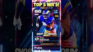 *новый* ТОП-5 принимающих в Madden 26 Ultimate Team! #mut26 #madden26