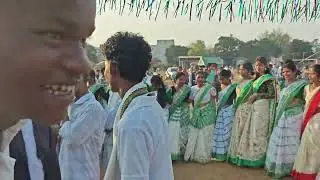 Tata college Mage porob festival 24 march 2025 clip (3)#chaibasa #traditionaldance